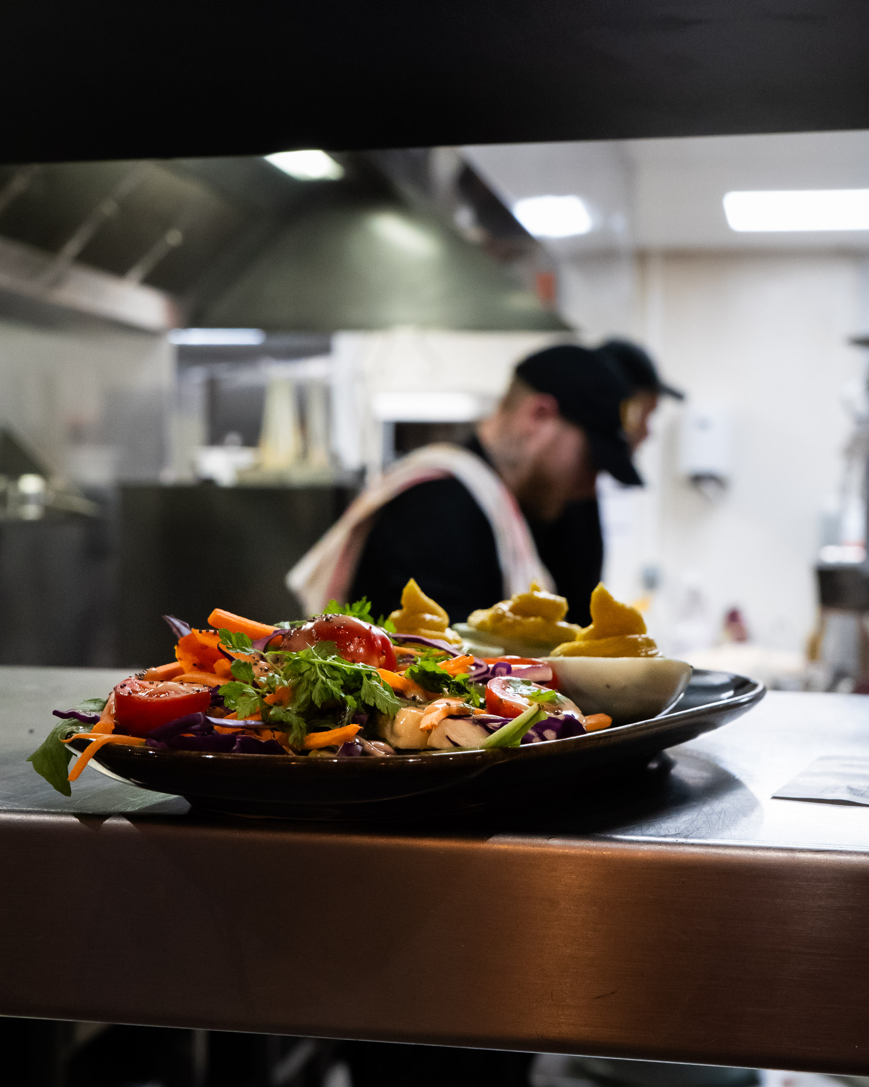photographie d'un plat sortant de la cuisine